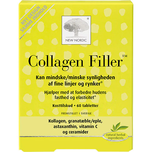 New Nordic Skin Care Collagen Filler | 60 tabletter