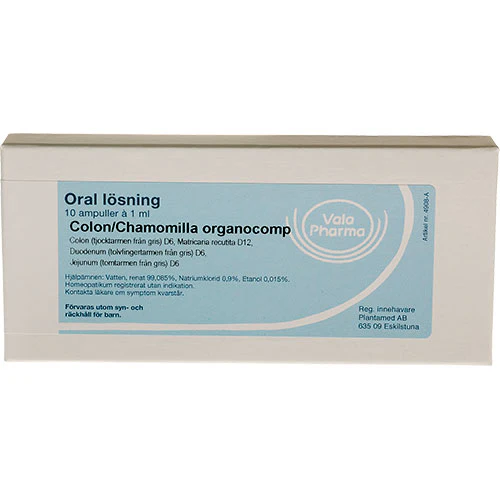 Vala Pharma Colon/Chamomilla Organocomp | 10 AMP