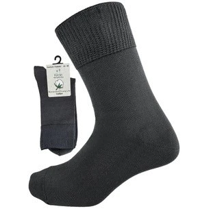 Kilde & Co. Cotton - Diabetic & Comfort Sock Grå | Str. 43-46