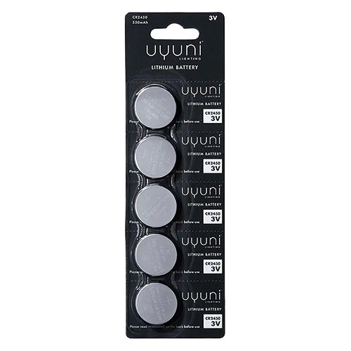 Uyuni lighting CR2450 Batteri, 3V, 900 Ah, 5-pack