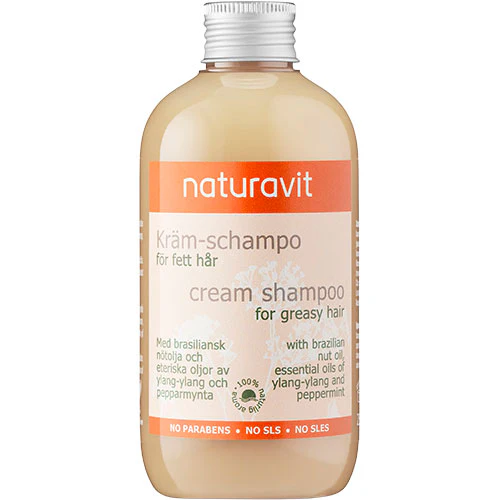 Naturavit Cream Shampoo | For Fedtet Hår