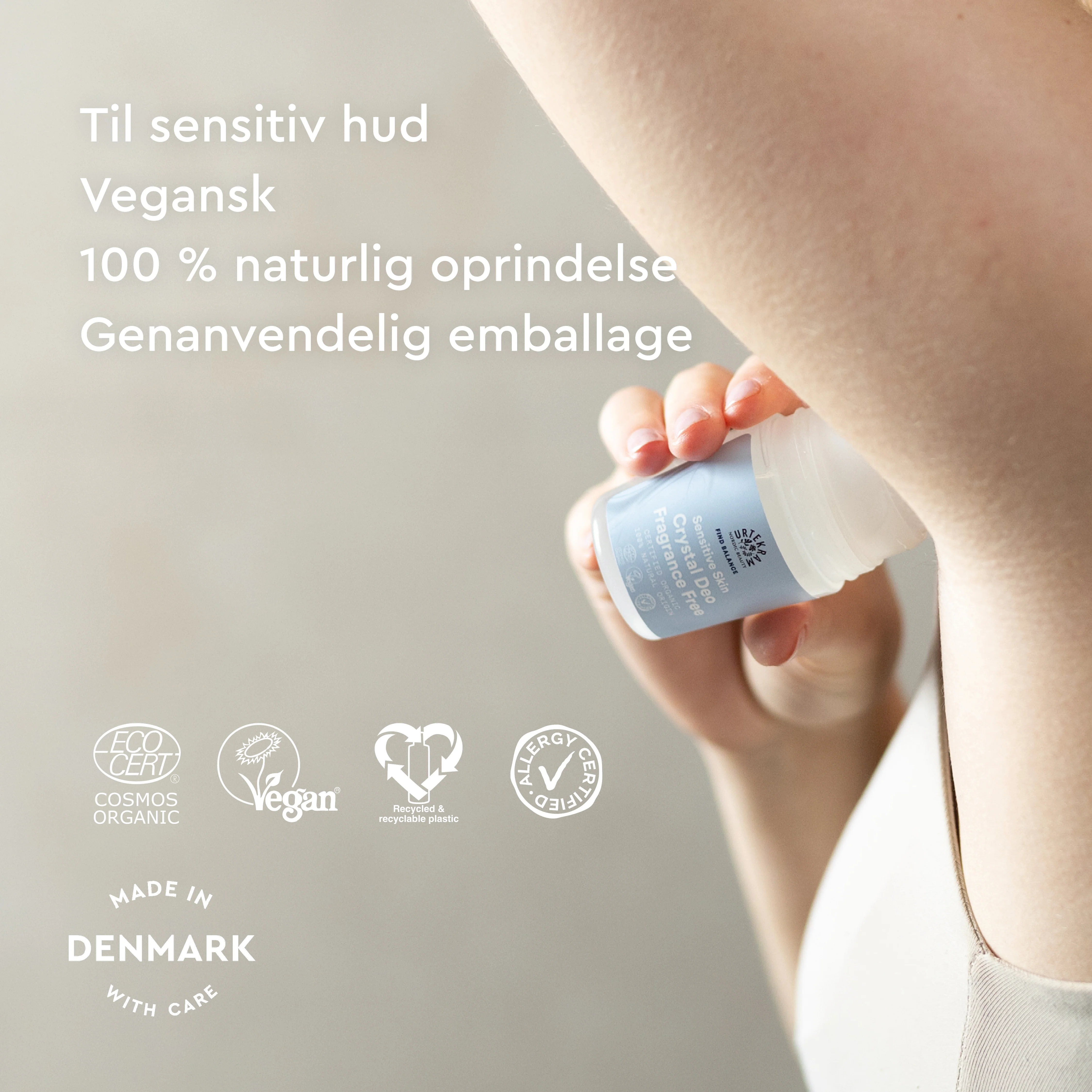 Urtekram Creme Deo Roll On Fragrance Free | 50 ml - Image 3