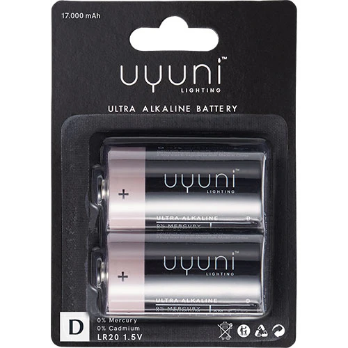Uyuni lighting D Battery, 1,5V, 17000 mAh, 2-pack