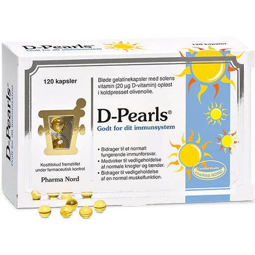 Pharma Nord D-Pearls 20 µg | 120 kapsler