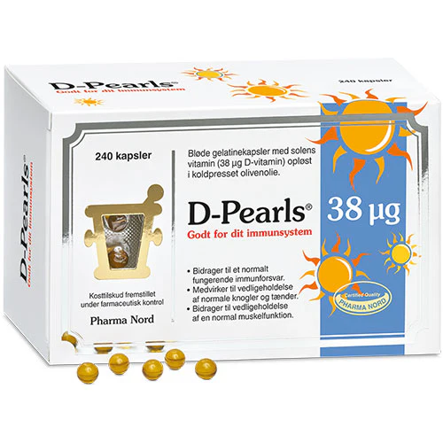 Pharma Nord D-Pearls 38 µg | 240 kapsler