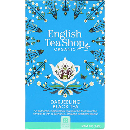 English Tea Shop Darjeeling Black Tea Økologisk | 20 breve