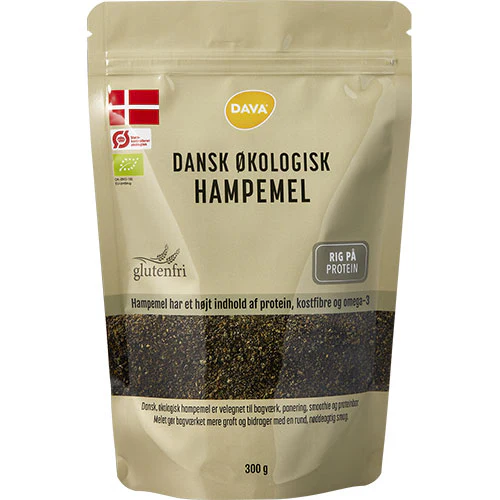 DAVA Afskallede Hampefrø | 300 g