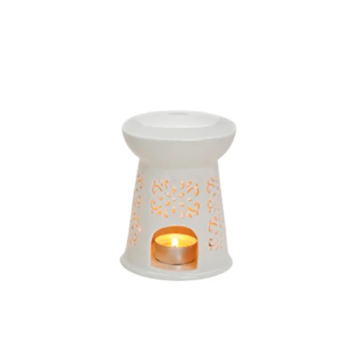 Fischer Pure Nature Duftlampe Blomst Hvid H:13 Cm / B: 10 Cm - Image 2