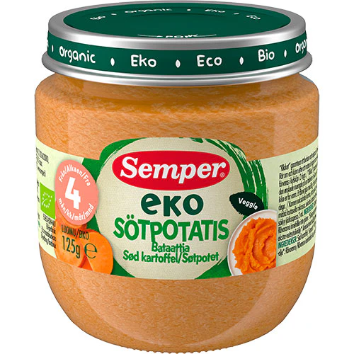 Semper EKO Eko Sød Kartoffelmos Økologisk | 125 g