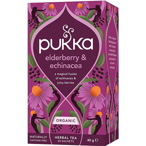 Pukka Elderberry & Echinacea Te | 20 breve