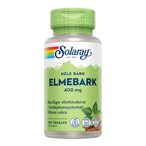 Solaray Elmebark | 100 kapsler