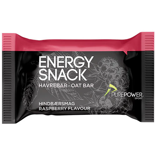 Pure Power Energy Snack Havrebar | Hindbær