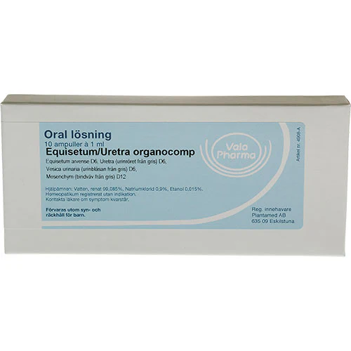 Vala Pharma Equisetum/Uretra Organocomp | 10 AMP