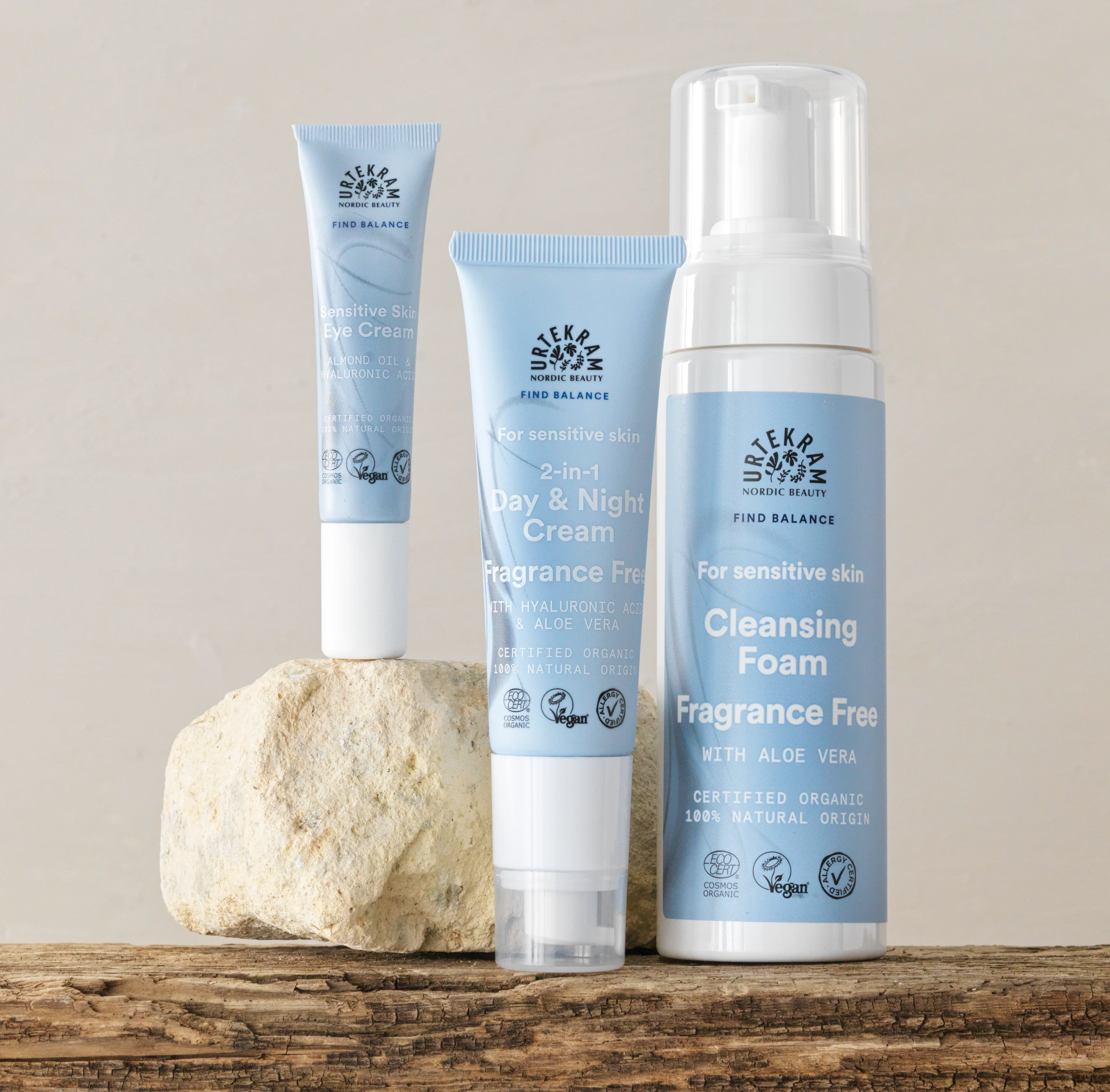 Urtekram Eye Cream With Almond Oil Hyaluronic Acid | 15 ml - Image 3