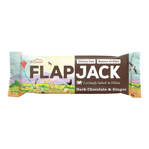 Brynmor Flapjack Glutenfri | Mørk Chokolade Og Ingefær