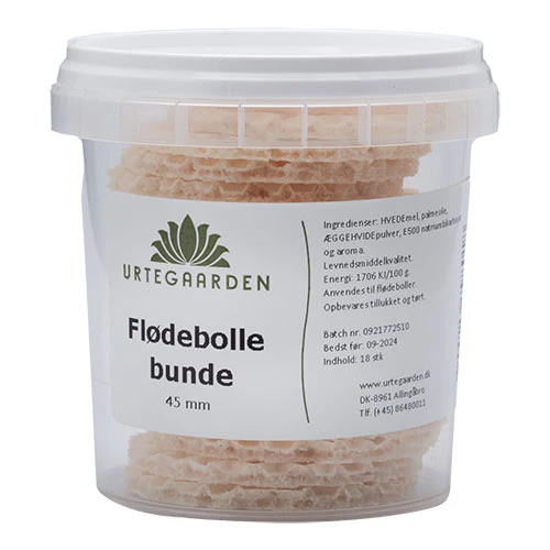 Urtegaarden Flødebollebunde 45 Mm