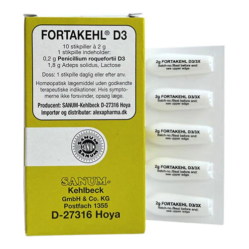 Sanum Fortakehl Stikpiller D3