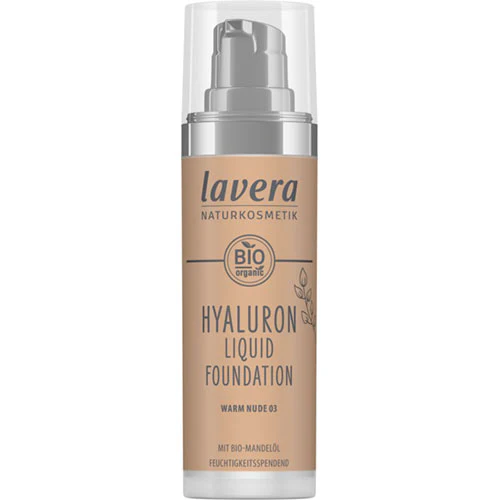 lavera Foundation Hyaluron Liquid | Warm Nude 03