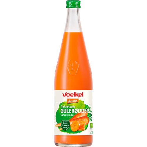 Voelkel Friskhøstede Gulerødder Demeter Økologisk | 700 ml