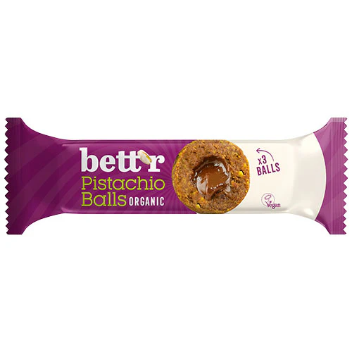 bett’r Frugtkugler Økologisk | Pistacie/Kakao