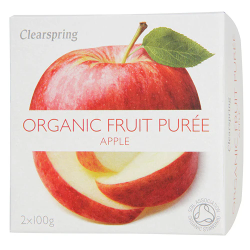 Clearspring Frugtpuré Økologisk 200 g | Æble
