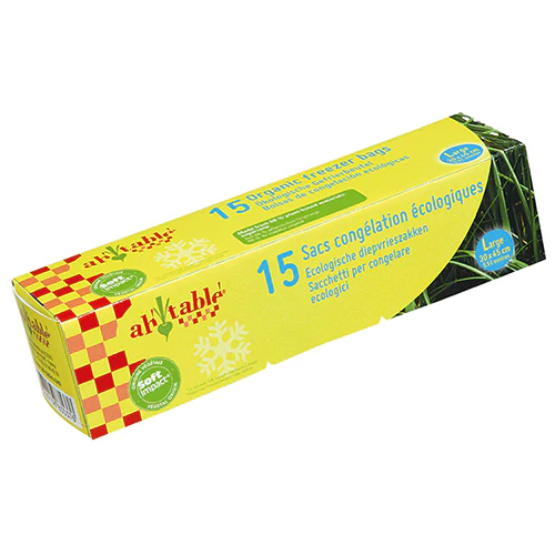 Biogan Fryseposer af Bioplast 15 Stk | 6 Liter