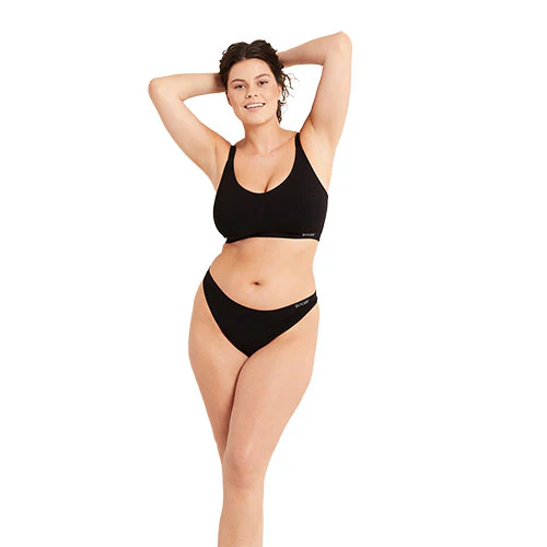 Boody Full Bust Wireless Bra Sort | Str. M