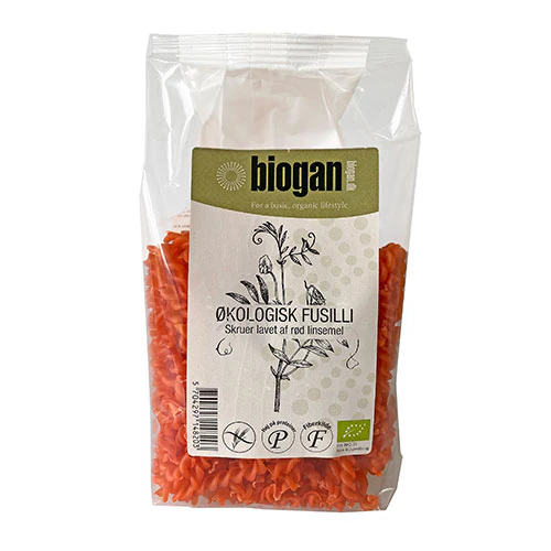 Biogan Fusilli M. Linser Økologisk | 250 g