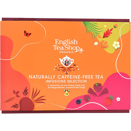 English Tea Shop Gaveæske Koffeinfri Te Økologisk | 12 Breve