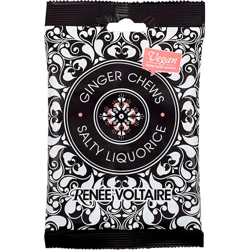 Renée Voltaire Ginger Chews Saltlakrids | 84 g