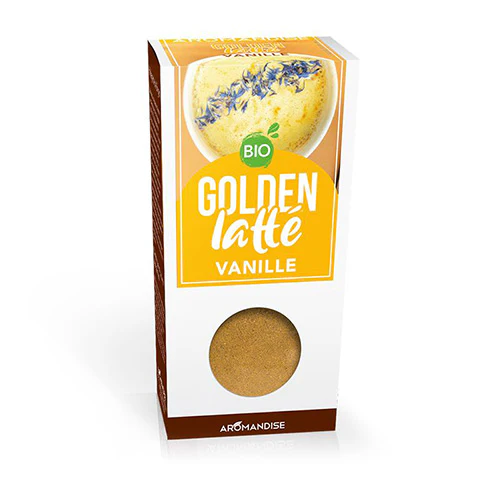 Aromandise Golden Latté Vanilje Økologisk | 60 g