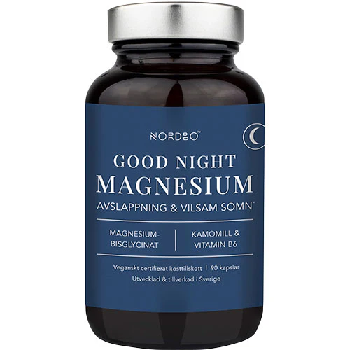 NORDBO Good Night Magnesium | 90 kapsler