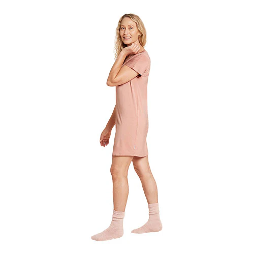 Boody Goodnight Nightdress Dusty Pink | Str. Xs