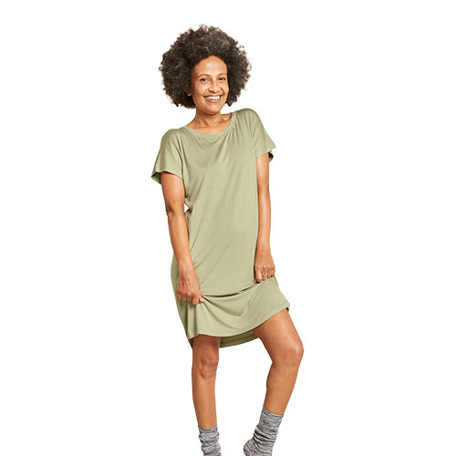 Boody Goodnight Nightdress Sage | Str. M
