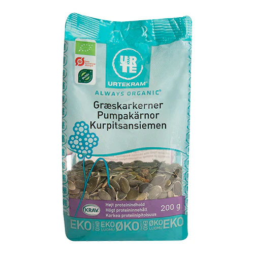 Urtekram Græskarkerner Økologisk | 200 g