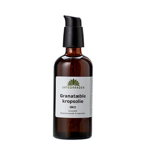Urtegaarden Granatæblekropsolie Økologisk Lavendel | 100 ml