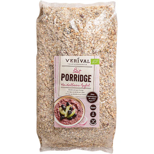 Verival Grød - Blåbær-æble Økologisk | 1500 g