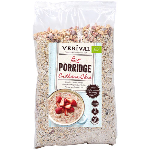 Verival Grød - Jordbær-chia Økologisk | 1500 g