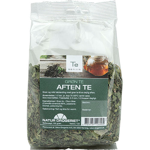 Natur-Drogeriet Grøn aften te | 100 g