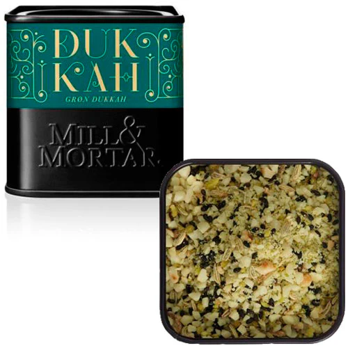 Mill & Mortar Grøn Dukkah Mandler M. Grøn Pistacie Økologisk | 75 g
