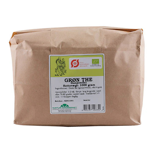 Natur-Drogeriet Grøn Gunpowder Te Økologisk | 1 kg