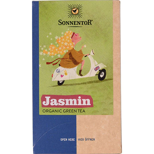 Sonnentor Grøn Te Jasmin Økologisk | 18 breve