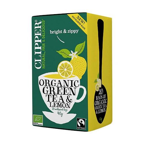 Clipper Grøn Te M. Citron Økologisk | 20 breve