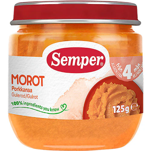Semper Gulerodsmos 4 Mdr. | 125 g