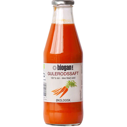 Biogan Gulerodssaft Økologisk | 750 ml