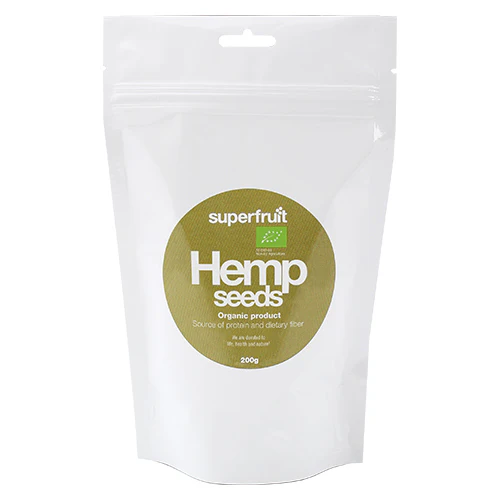 Superfruit Hampe Frø Afskallede Økologisk | 200 g