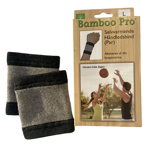 Bamboo Pro Håndledsbind Selvvarmende | Str. L