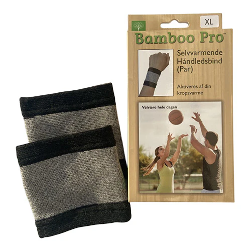 Bamboo Pro Håndledsbind Selvvarmende | Str. Xl