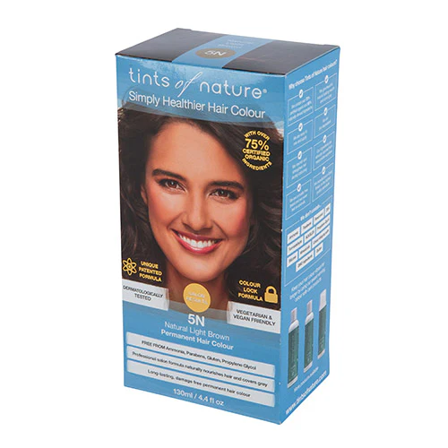 Tints of Nature Permanent Hårfarve | Naturlig Lys Brun 5N