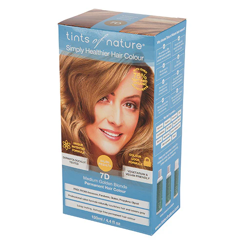 Tints of Nature Permanent Hårfarve | Medium Gylden Blond 7D